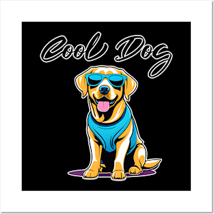 Cool Dog - Lab Vibes Posters and Art